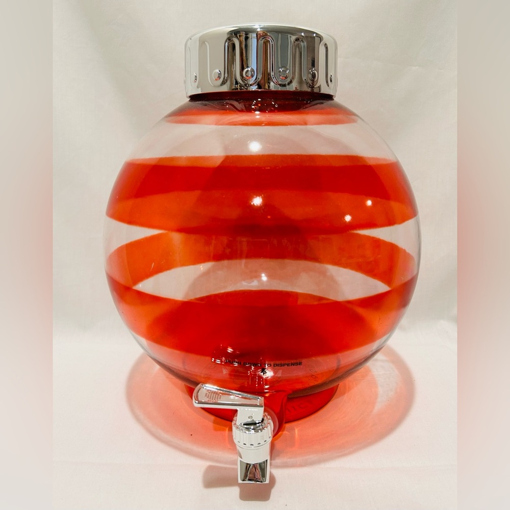 Nicholas Square Ornament Ball Drink Dispenser Kohls 12” tall